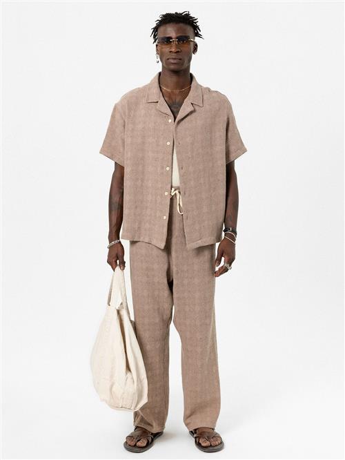 VAMOS CLO Skjorte  lysebrun