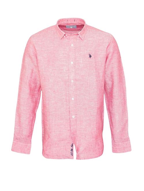 U.S. POLO ASSN. Skjorte  pastelrød