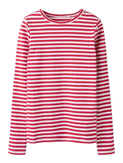 NAME IT Bluser & t-shirts 'Suraja'  hindbær / hvid