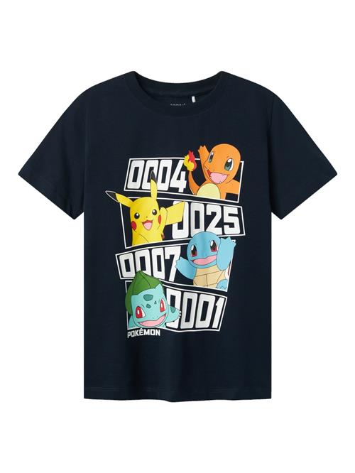 NAME IT Shirts 'NKMDazz Pokemon'  navy / aqua / orange / hvid
