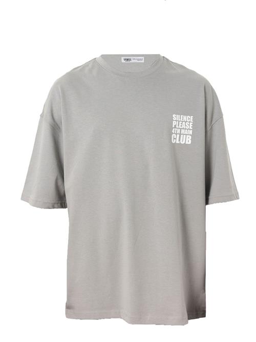 VAMOS CLO Bluser & t-shirts  grå / hvid