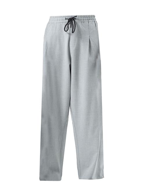 VAMOS CLO Bukser med lægfolder  grå