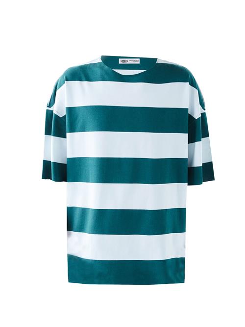 VAMOS CLO Bluser & t-shirts  mørkegrøn / hvid