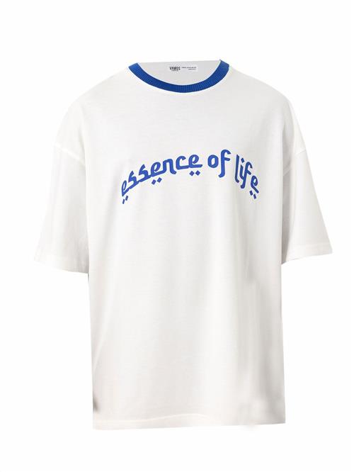 VAMOS CLO Bluser & t-shirts 'Forget-me-not'  blå / offwhite