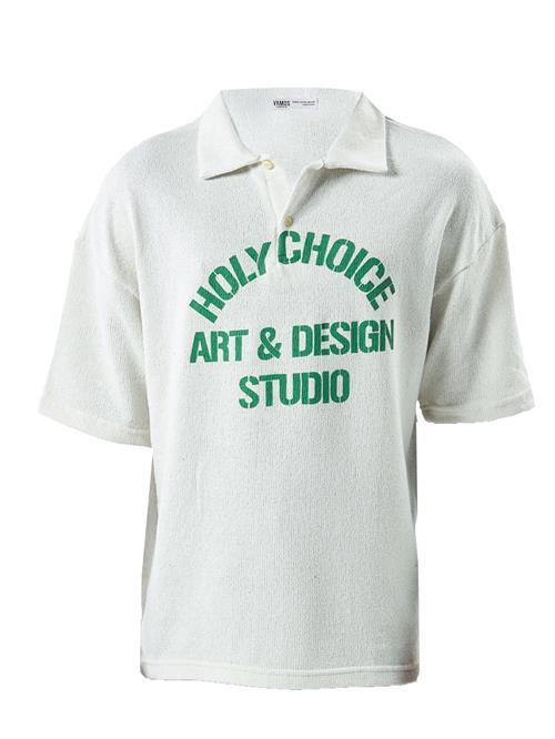 VAMOS CLO Bluser & t-shirts  grøn / offwhite