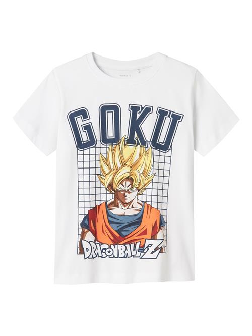 NAME IT Shirts 'Drue'  blandingsfarvet / hvid