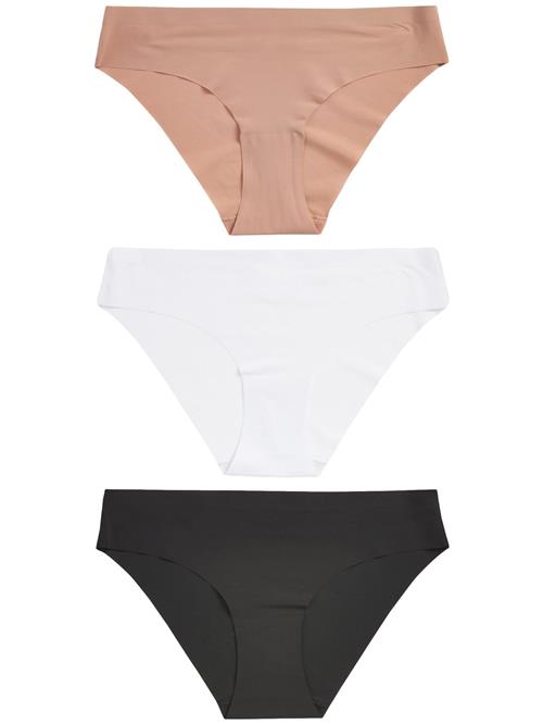 Next Slip  camel / sort / hvid