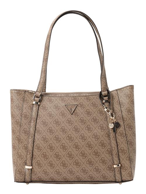 GUESS Skuldertaske 'ECO ERICA ELITE TOTE'  lysebrun / mørkebrun