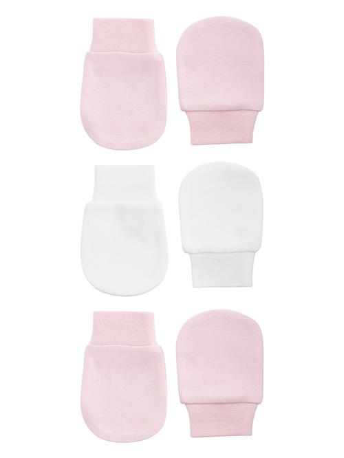 Next Handsker  lyserød / hvid