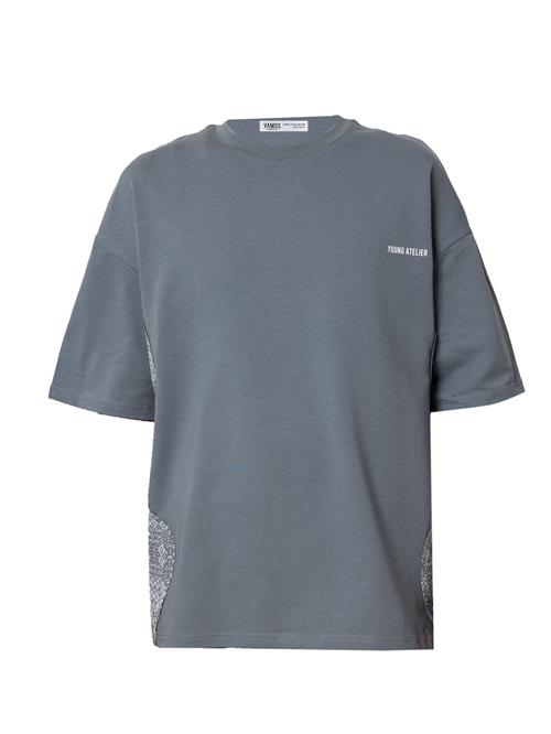 VAMOS CLO Bluser & t-shirts  grå / hvid