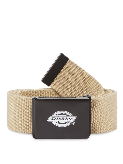 DICKIES Bælte 'ORCUTT'  khaki / sort / hvid