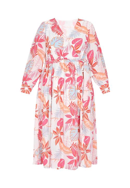 Usha Kjole  lyseblå / blandingsfarvet / mørkeorange / pastelpink / mørk pink