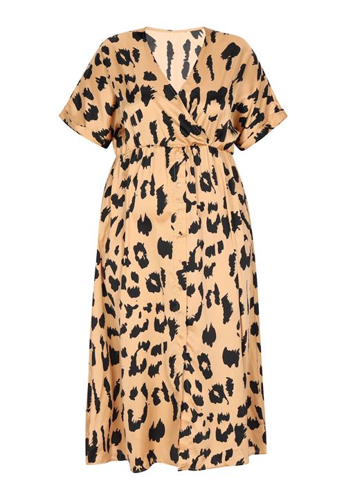 NAEMI Sommerkjole  beige / sort