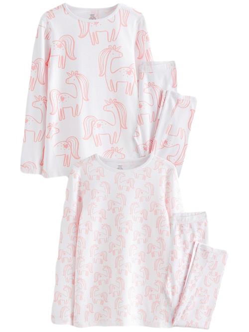 Next Nattøj  pink / hvid