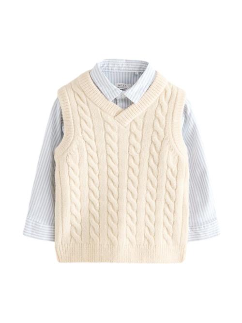 Se Next Sæt  creme / pastelblå hos About You