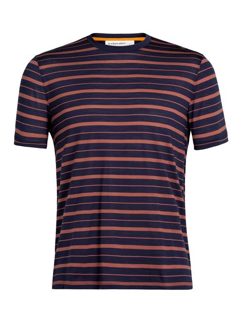 ICEBREAKER Funktionsskjorte 'Wave'  navy / khaki / hvid