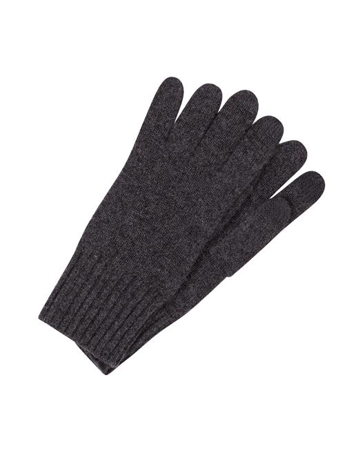 CASH-MERE.CH Fingerhandsker  antracit