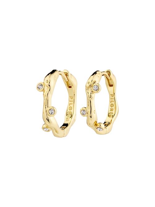 Pilgrim Øreringe 'Hermione'  guld / transparent