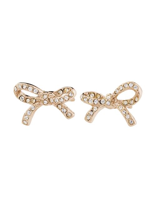 Pilgrim Øreringe 'Catharina'  rosa guld / transparent