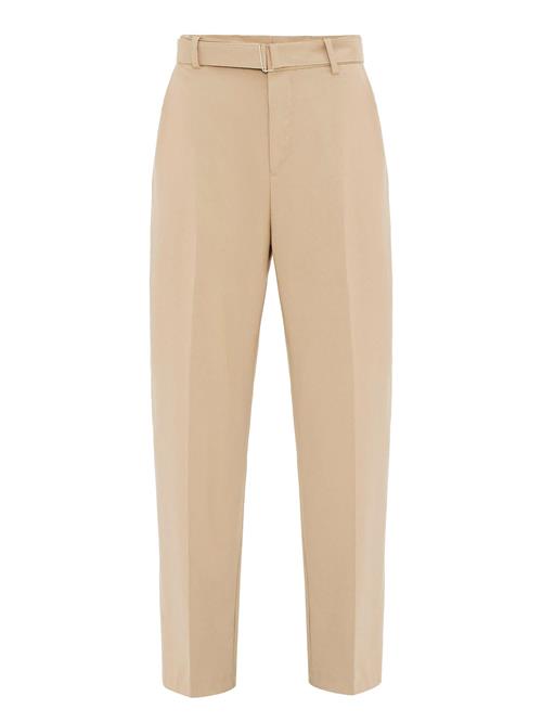 Antioch Bukser med fals  beige