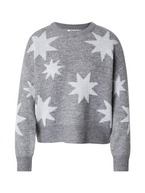 ONLY Pullover 'ROSIE'  grå-meleret