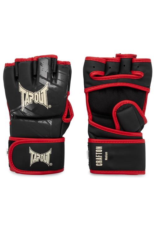 Tapout Sportshandsker 'Crafton'  rød / sort / offwhite