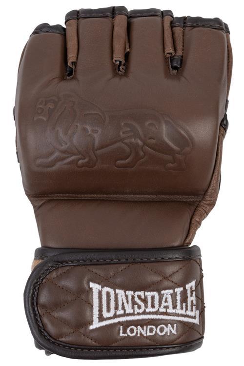 LONSDALE Sportshandsker  brun / sort / hvid