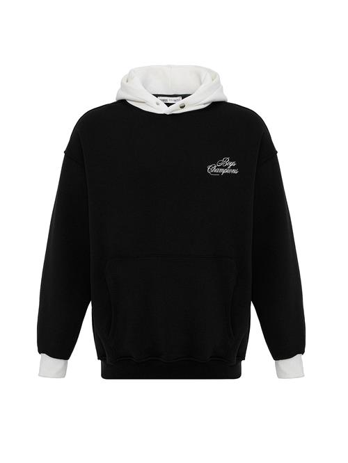VAMOS CLO Sweatshirt  sort / hvid