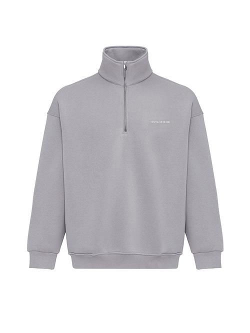 VAMOS CLO Sweatshirt  grå / hvid