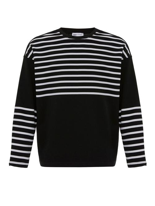 VAMOS CLO Sweatshirt  sort / hvid