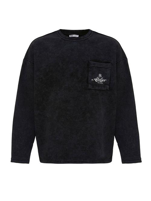 VAMOS CLO Sweatshirt  sort / hvid