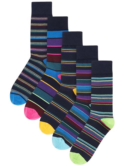 Next Sokker  navy / lyseblå / mørkelilla / kirsebærsrød