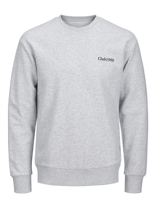 JACK & JONES Sweatshirt 'JJEBradley'  grå-meleret / sort
