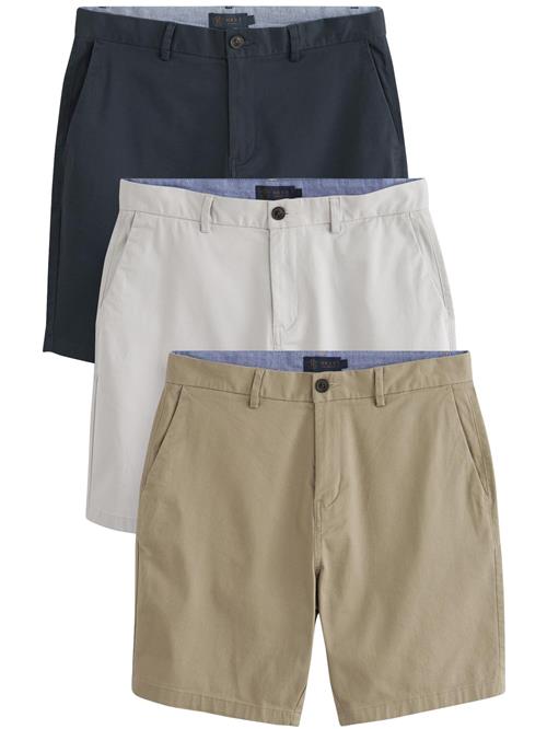 Next Lærredsbukser  beige / navy / hvid