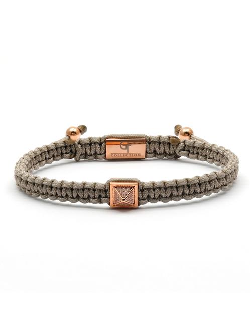 GT Collection Armbånd 'Pyramid-Bracelet'  grå