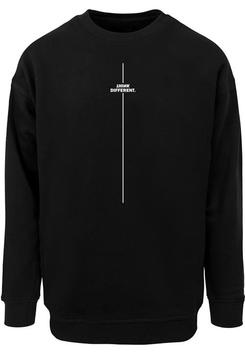 Merchcode Sweatshirt 'Think Different'  sort / hvid
