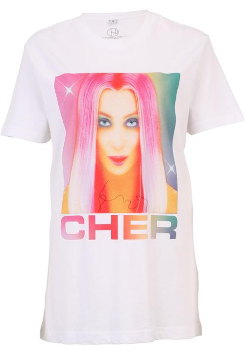 Merchcode Shirts 'Cher Prisma'  orange / hummer / pink / hvid