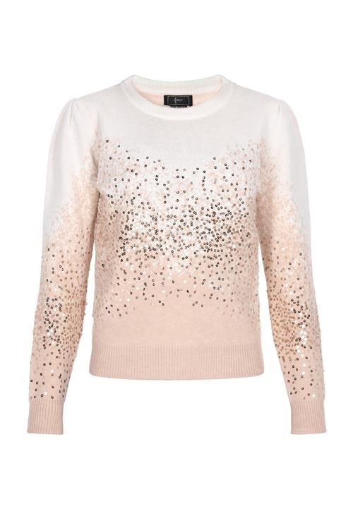 faina Pullover  nude / uldhvid