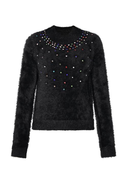 faina Pullover  royalblå / lime / knaldrød / sort