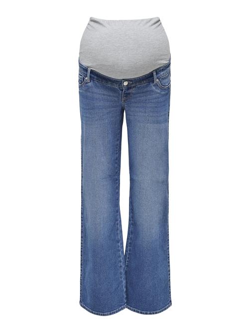 Only Maternity Jeans 'OLMSnow'  blå / grå-meleret