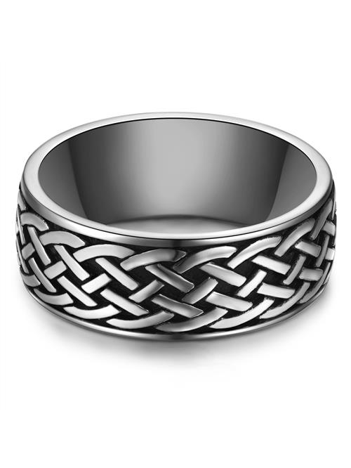 True Rebels Ring  sort / sølv