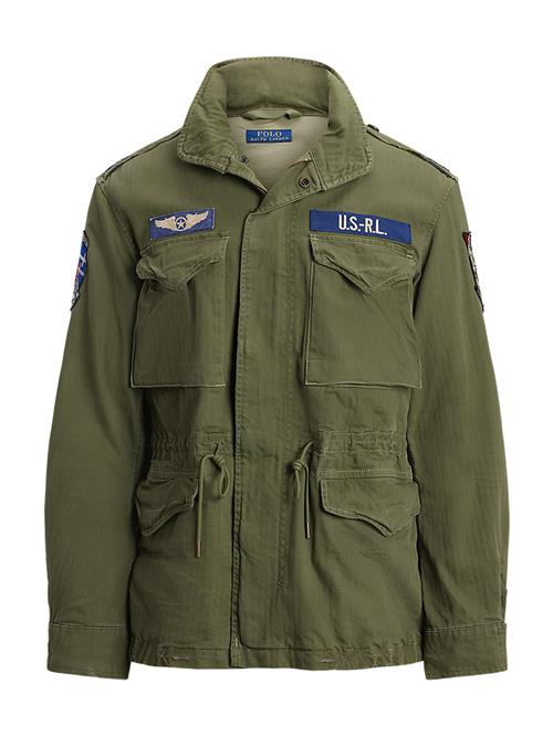 Polo Ralph Lauren Overgangsjakke  lysebeige / navy / grøn