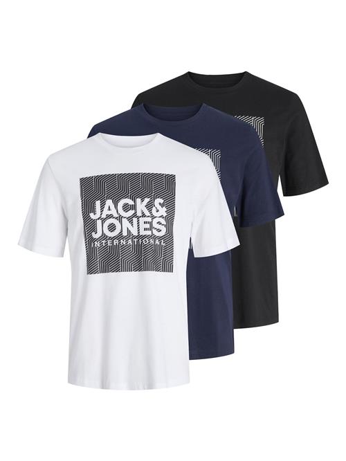 JACK & JONES Bluser & t-shirts  marin / sort / hvid