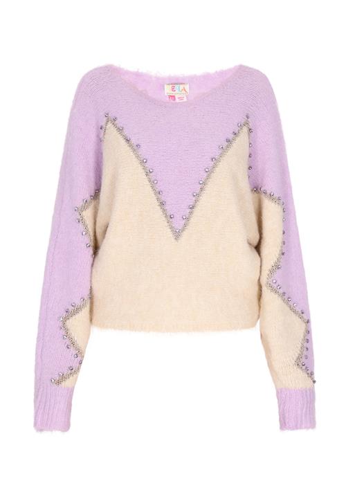IZIA Pullover  beige / lavendel