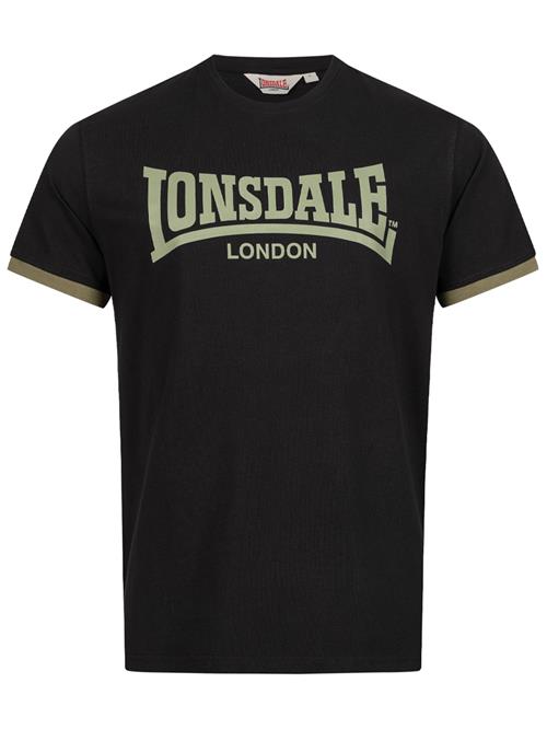 LONSDALE Bluser & t-shirts 'Townhead'  lysegrøn / sort