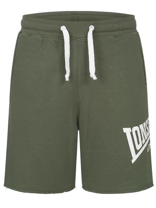 LONSDALE Bukser  khaki / hvid