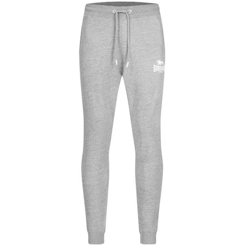 LONSDALE Bukser 'Pilsdon'  grå / lysegrå / hvid