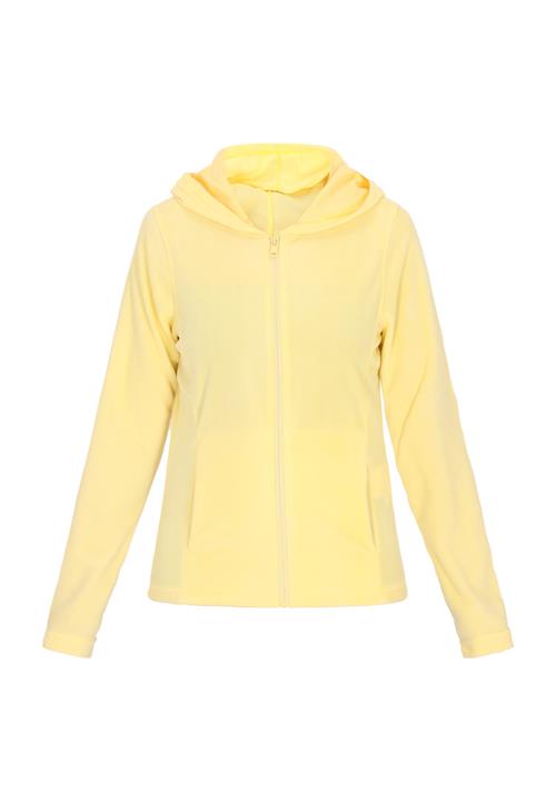 faina Athlsr Fleecejakke  lysegul