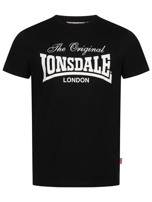 LONSDALE Bluser & t-shirts 'COLSBROOKE'  sort / hvid