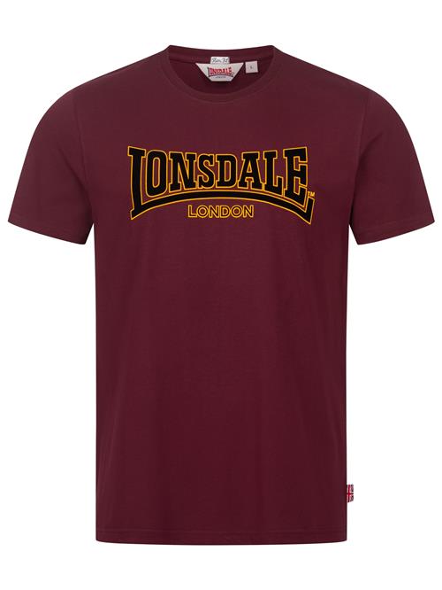 LONSDALE Bluser & t-shirts 'Classic'  guld / bordeaux / mørkerød / sort